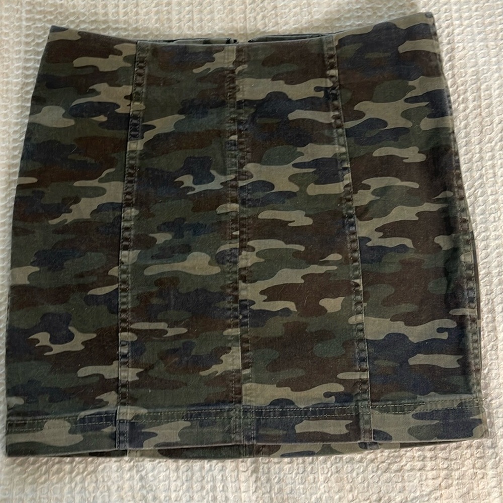 Free People Camo Skirt Size 4